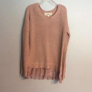 NWOT girls sparkly sweater